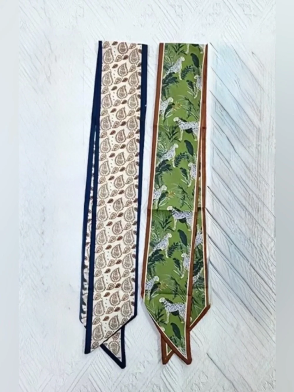 NWT Set of 4 Luxury Twilly Scarf Bundle • Whimsigoth Boho Bag Accessories